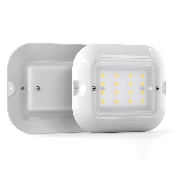 Светодиодный светильник для освещения лестничных пролетов, дежурного освещения в области ЖКХ LuxON серии Meduse